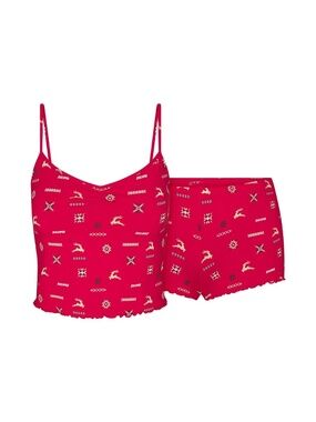 Skims Sleep Cami and Short Set in Reindeer Print; NWT, Size Medium